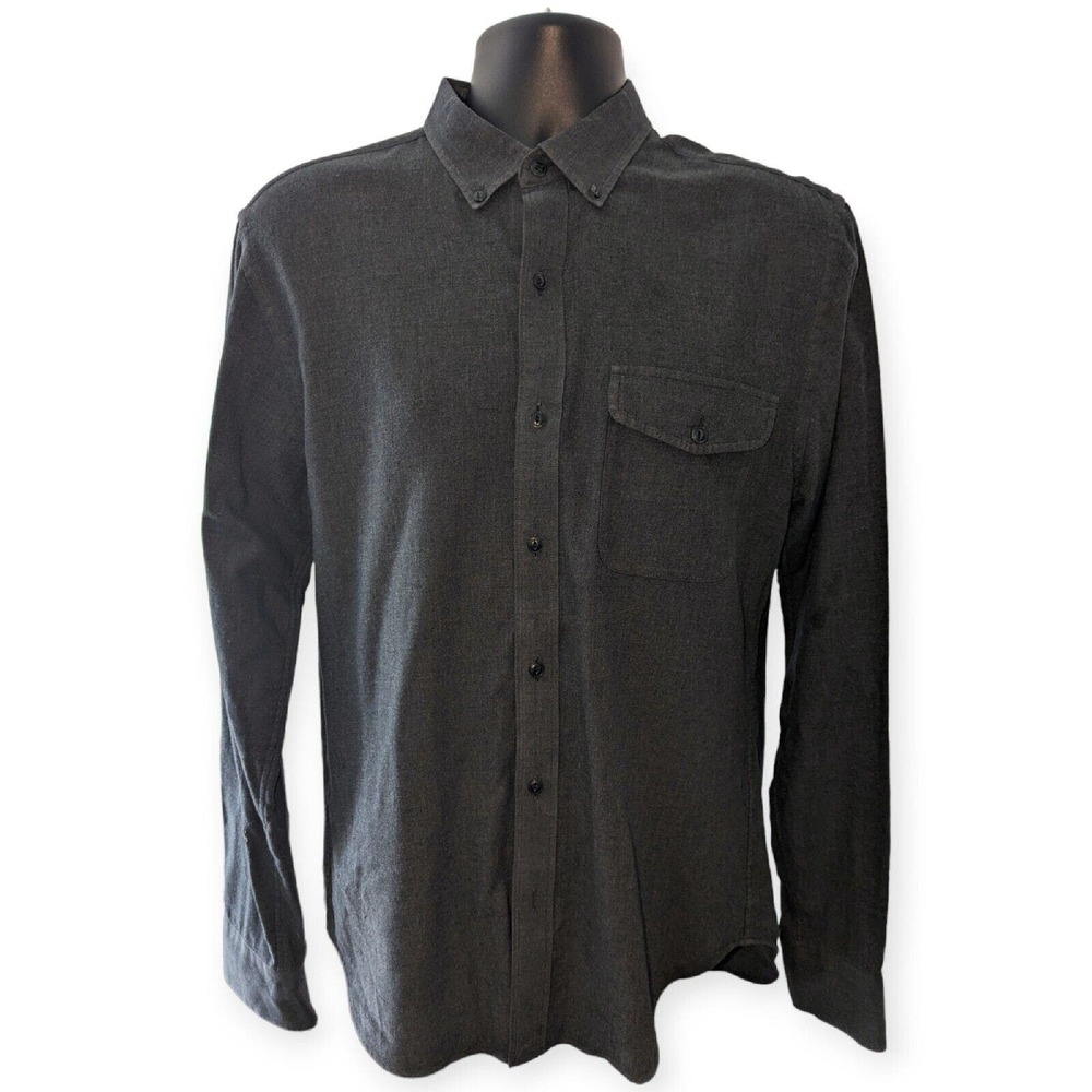 Bonobos Shirt Men's Medium Tailored Slim Fit Gray Button Up Work Casual Designer